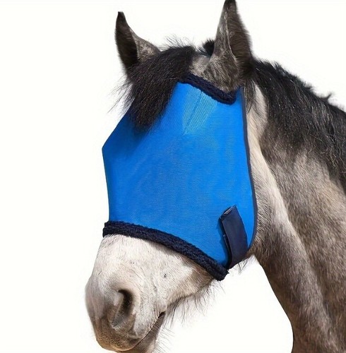 Horse Fly Mask without ear protection - Picture 5 of 9