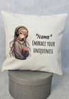 Personalised Anime girl cushion cover any name Christmas gift Birthday gift