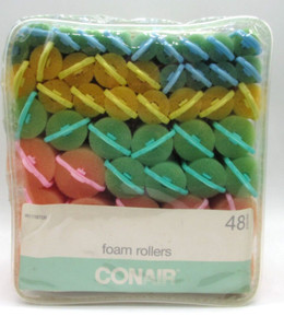 Conair Foam Rollers 48 Pack Hair Styling Curls