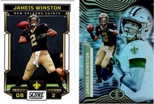 Jameis Winston lot of 2 Football - Saints - UNLIMITED SHIPPING $4.00