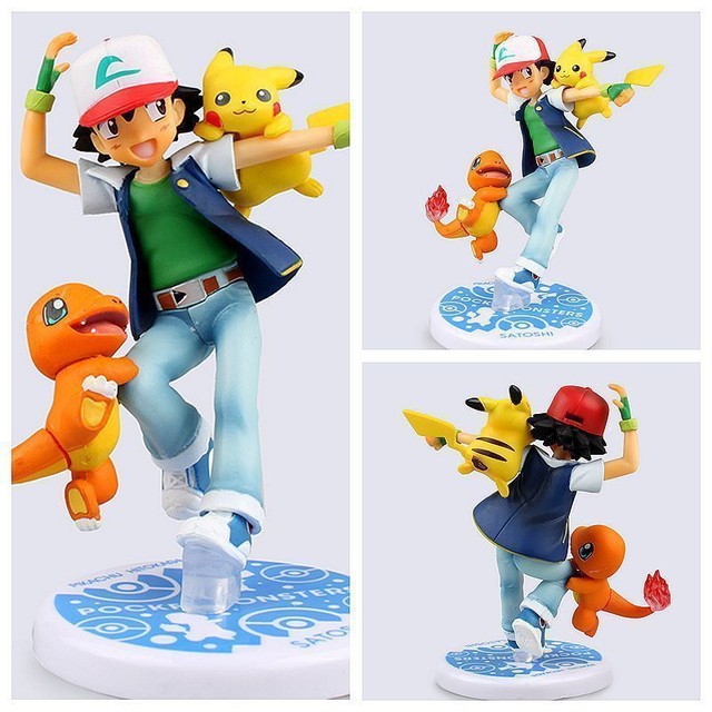 pokemon go action figure toy nendoroid ash ketchum pikachu