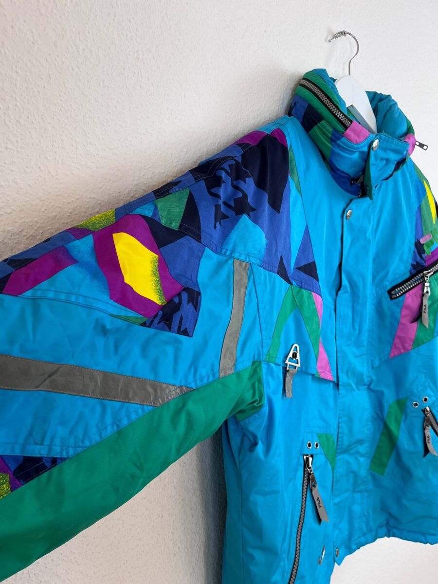 Vintage FILA Mens 90s Ski Team Italia Jacket Alberto Tomba Vintage FILA Mens 90s Ski Team Italia Jacket Alberto Tomba