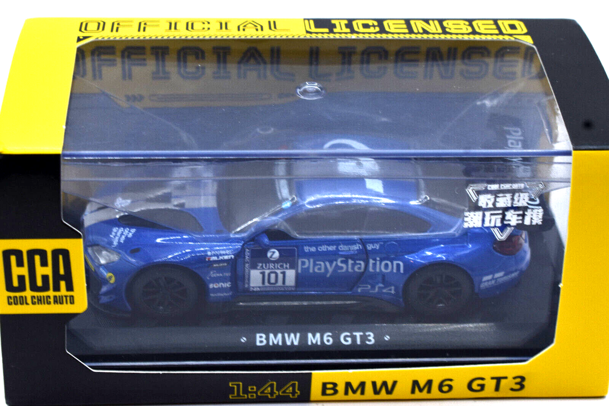 1:44 Scale: CCA BMW M6 GT3 Diecast Alloy Model car w