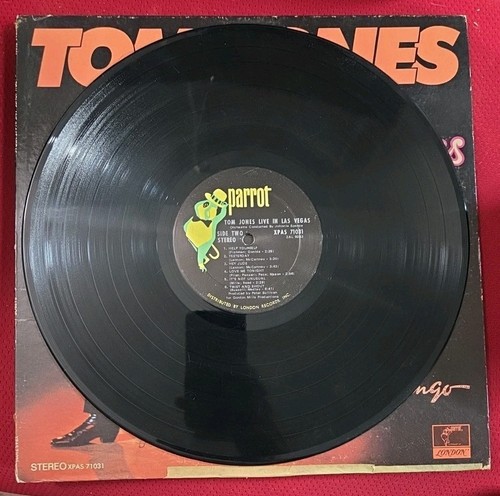 Tom Jones Live In Las Vegas Vinyl London Records Stereo PAS 71031 At Flamingo - Picture 3 of 3