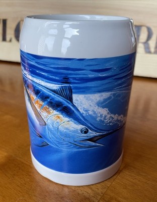  Fatal Attraction  Large Mug Fred Thomas Open Sea Reflective Art Stoneware 2009
