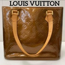 Louis Vuitton Houston Monogram Vernis Tote Bag Leather Authentic B Grade