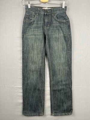Levi s 505 Jeans dunkelblau W25 L27,5 Regular Fit Denim Jungen / Jugend (0686)
