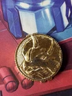Triceratops Gold Morpher coin (Mighty Morphin Power Rangers) vintage 1991 Blue