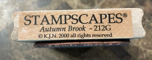 Stampscapes Autumn Bank (Left) 213G and Autumn Brook 212G Stamps Lot - Bild 4 von 7