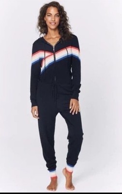 Madeline Thompson Spiritual Gangster × RAINBOW One Piece Jumpsuit Hoodie Sz S