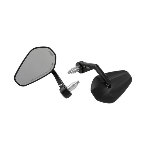 Motorcycle 7/8" 22mm Handlebar End Mirrors For Yamaha V-Max VMX1200 VMX1700 - Picture 10 of 11