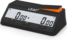 LEAP Schachuhr, Digital Mit Bonus & Delay Countdown-Funktion, 5+ Einstellungen, 