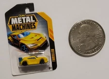 ZURU 5 Surprise Metal Machines Thriller Yellow Car Mini Brands Series 2 Toys