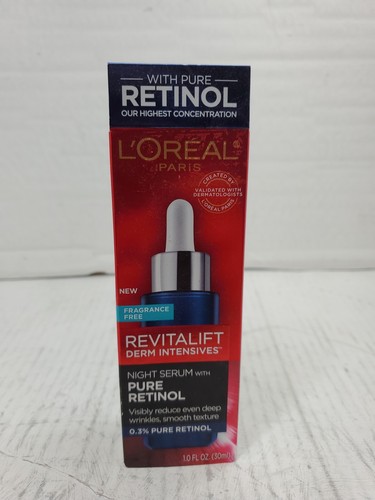 'L'Oreal Paris Revitalift Triple Power LZR Retinol Night Serum For Face, 30ml - Picture 1 of 4