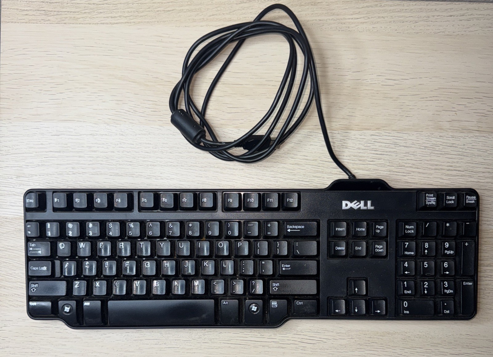 Dell Keyboard L100 Sk-8115 USB Wired Black Standard 104 Key Genuine Tested. Available Now for $19.95