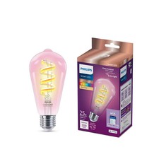 Philips Smart 40w Clear Color Filament St19 1p Led Light Bulb Dimmable