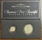 1943 - America's Most Beautiful Silver Coins Mercury Dime Walking Liberty Half