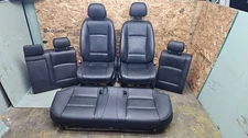 2011-2016 BMW F10 528i 535i 550i Front And Rear Seat Seats Set Black Leather OEM
