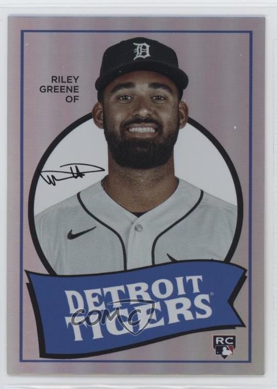 2023 Archives 1969 Topps Single Player Foil Riley Greene #69T-22 Rookie RC