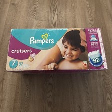 SEALED PAMPERS CRUISERS SIZE 7 92 COUNT
