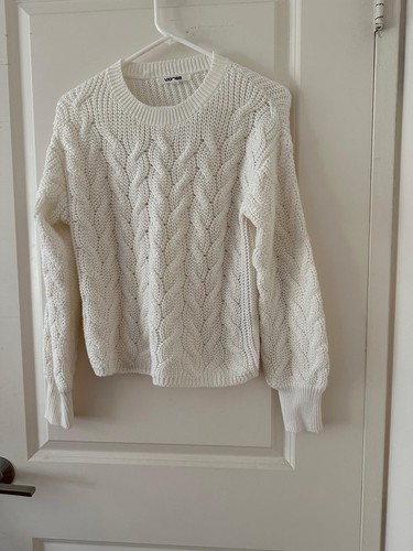 Bellissimo maglione bianco Vigoos, taglia M maniche lunghe. 65% cotone, 35% poliestere. - Foto 20 di 21