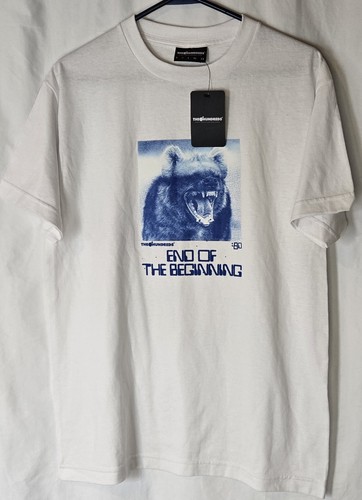 NWT The Hundreds The End Of Beginning Crew Neck Men's White T Shirt Size Medium - Picture 2 of 11
