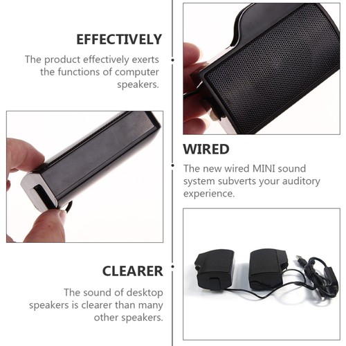 USB Small Speaker Office Computer Powered Speakers for Desktop Monitor - Afbeelding 7 van 12