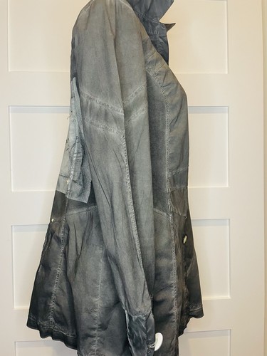 Elisa Cavaletti Club - Grey Cotton Blend Shirt Blouse Women’s Size XL - Picture 10 of 24