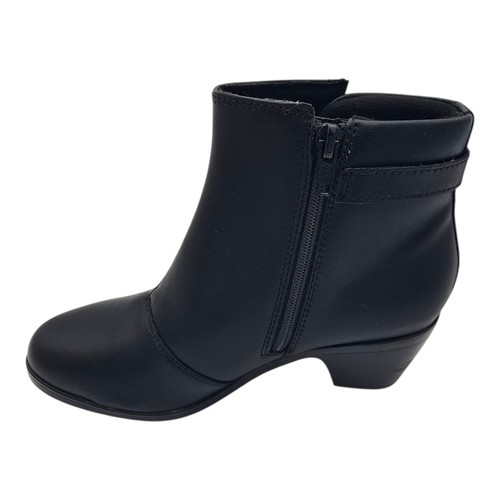 Clarks EMILY 2 BELLE Women's Leather Boots BLACK Size 6 NEW - Picture 4 of 7
