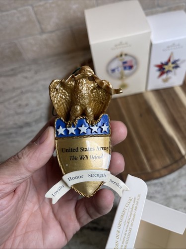 Lot of 5 Hallmark Keepsake Military Dedicated Ornaments 2006-2010 Excellent! - Picture 7 of 7