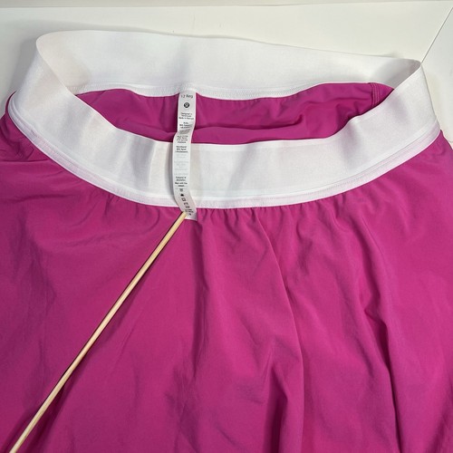 Neu mit Etikett lululemon Court Rival HR (hohe Leibhöhe) Rock Größe 12 pink - Bild 6 von 14