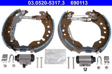 Bremsbackensatz Original ATE TopKit 03.0520-5317.3 für RENAULT TWINGO 2 CN0D 16V