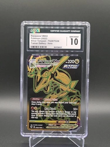 Rayquaza VMAX TG29/TG30 Silver Tempest Trainer Gallery CGC 10 Pokemon