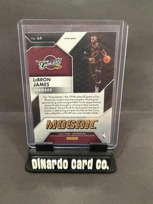 その他 2016-17 prizm mosaic Lebron James red Panini Prizm Mosaic Red 2016-17 LeBron James #64 NBA Finals