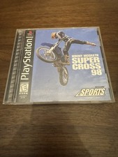 COMPLETE Original Playstation PS1 Jeremy McGrath Super Cross 98 - Tested - Black