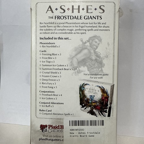 Ashes Rise of the Phoenixborn: The Frostdale Giants Expansion Plaid Hat Games - Picture 5 of 5
