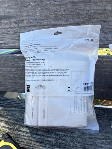 50104 Kenmore Vacuum Bag Type C and Q 15 Pack Genuine - Picture 4 of 6