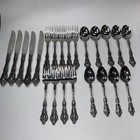 Lot Of 23 Carico DONATELLO Stainless 18/8 Japan Glossy Pierced Silverware