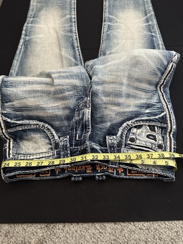 Rock Revival Jeans Cypress Slim Straight Leg Hellblau Herren Gr. 30 Neu Selten - Bild 5 von 5