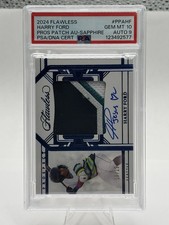 2024 Flawless Harry Ford Number Patch Auto /15! Inscription! PSA10! Auto 9