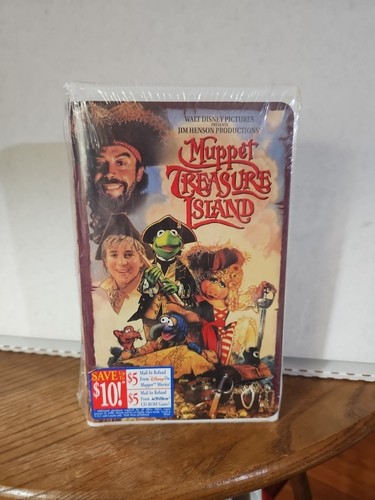 Muppet Treasure Island (VHS, 1996) Clam Shell Tim Curry Jim Henson NEW SEALED - Picture 2 of 11
