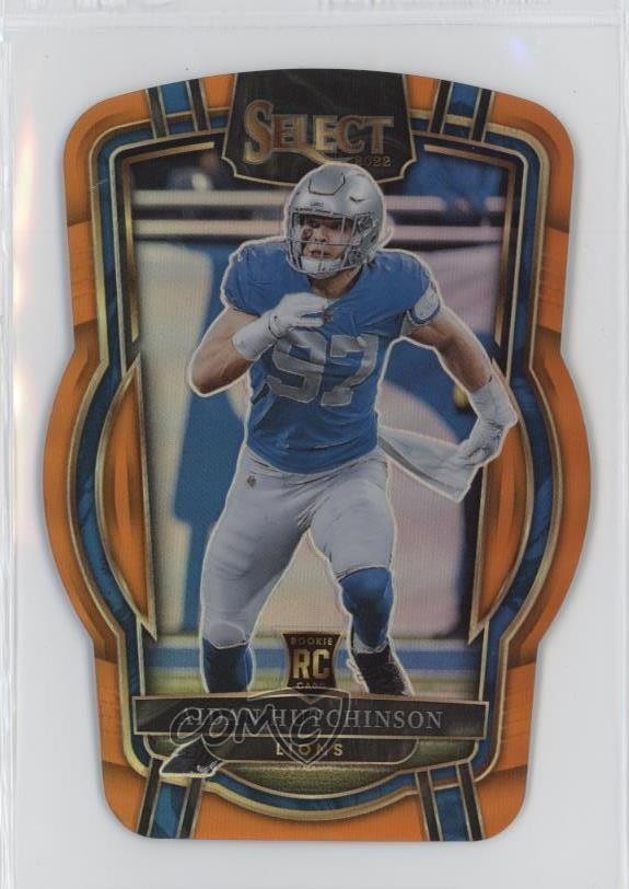 2022 Select Club Level Orange Prizm Die-Cut /199 Aidan Hutchinson Rookie RC s1i