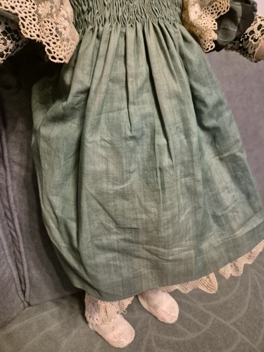 Robe ancienne de poupée Ancien Vêtements De Poupée Jumeau - Photo 7/23