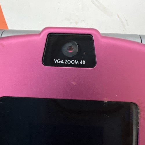 Telefono Motorola RAZR V3 flip cingolare/At&t, rosa, retrò non testato - Foto 3 di 11