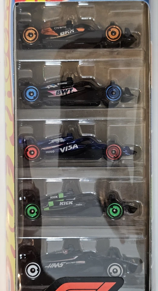 Hot Wheels 5-Pack - Formel 1 Formula 1 Red Bull Sauber Haas McLaren BWT NEU OVP - Bild 2 von 3