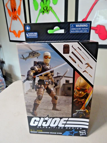 NEW Hasbro GI Joe Classified Series Desert Commando Snake Eyes #92 ACTION FIGURE