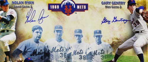 Seaver, Gentry, Koosman & Ryan Signed New York Mets Unframed 16x20 MLB Photo - Picture 3 of 4
