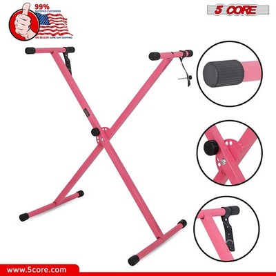 #ad 5 Core Keyboard Stand Adjustable Professional Metal Electric for 49 61 76 Key $16.14