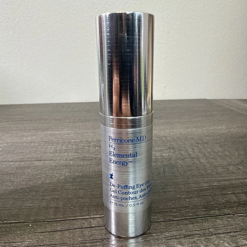 PERRICONE MD H2 ELEMENTAL ENERGY DE PUFFING EYE GEL .5 OZ FULL SIZE AUTHENTIC - Image 3 of 3