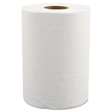 Morcon W12350 Hardwound Roll Towels, 8" X 350ft, White, 12 Rolls/carton